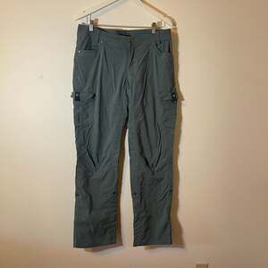KUHL Women's Legendary Cargo Hiking Pants 14 Long Blue Gray